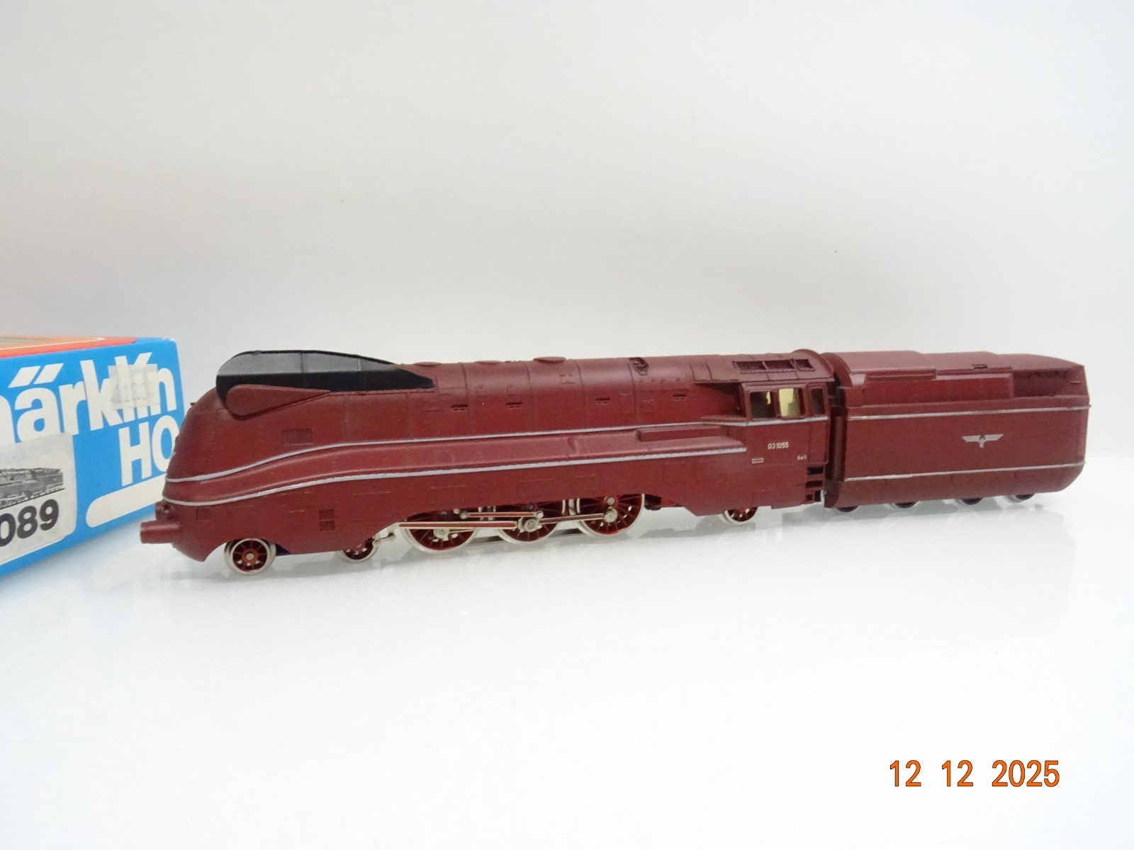 Märklin H0 3089 Dampflok BR 03 1055 der DR Stromlinie in OVP JL5048