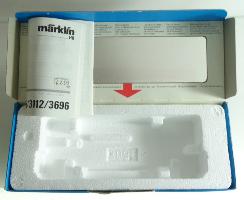 Märklin H0 3096 Leerverpackung siehe Foto PK1885 – Bild 3