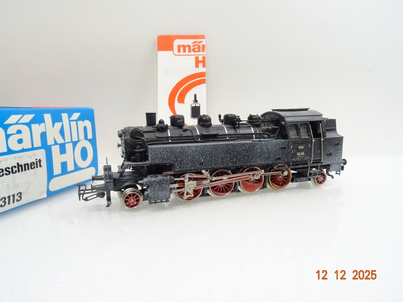 Märklin H0 3113 Österreich Dampflok 86.106 der ÖBB eingeschneit in OVP JL5059