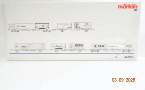 Märklin H0 34090 Cargosprinter Sggoorrss 700 der DB Cargo Delta in OVP JL2775 – Bild 3