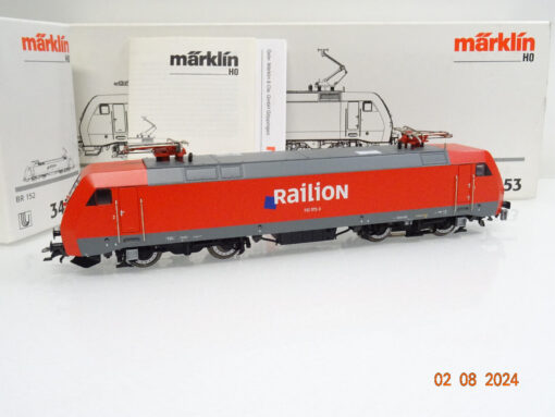 Märklin H0 34353 E-Lok BR 152 073-3 Railion Delta Digital in OVP LE4786