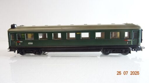 Märklin H0 346/1 Personenwagen 2.Kl. mit Licht Blech PR9262 o. – Bild 3