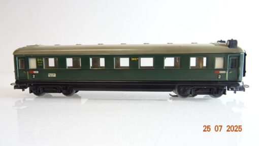 Märklin H0 346/1 Personenwagen 2.Kl. mit Licht Blech PR9262 o.