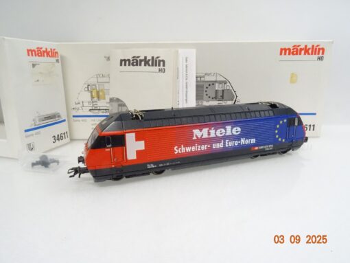 Märklin H0 34611 Schweiz E-Lok Re 460 Miele der SBB Delta Digital in OVP LJL2738