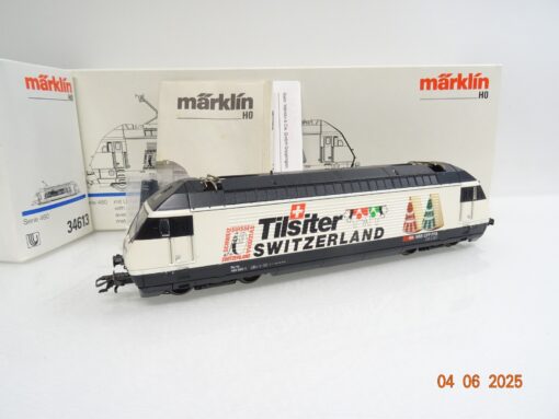 Märklin H0 34613 Schweiz E-Lok Re 460 020-1 Tilsiter der SBB Delta in OVP JL914
