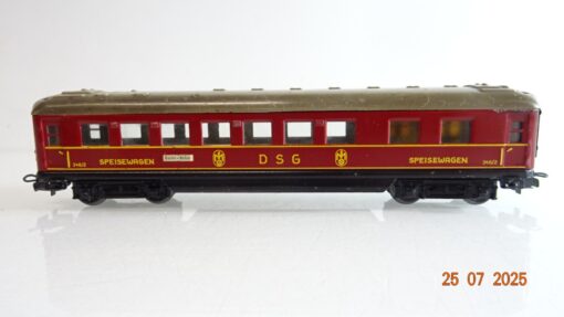 Märklin H0 346/2 Speisewagen der DSG Blech PR9266 o.
