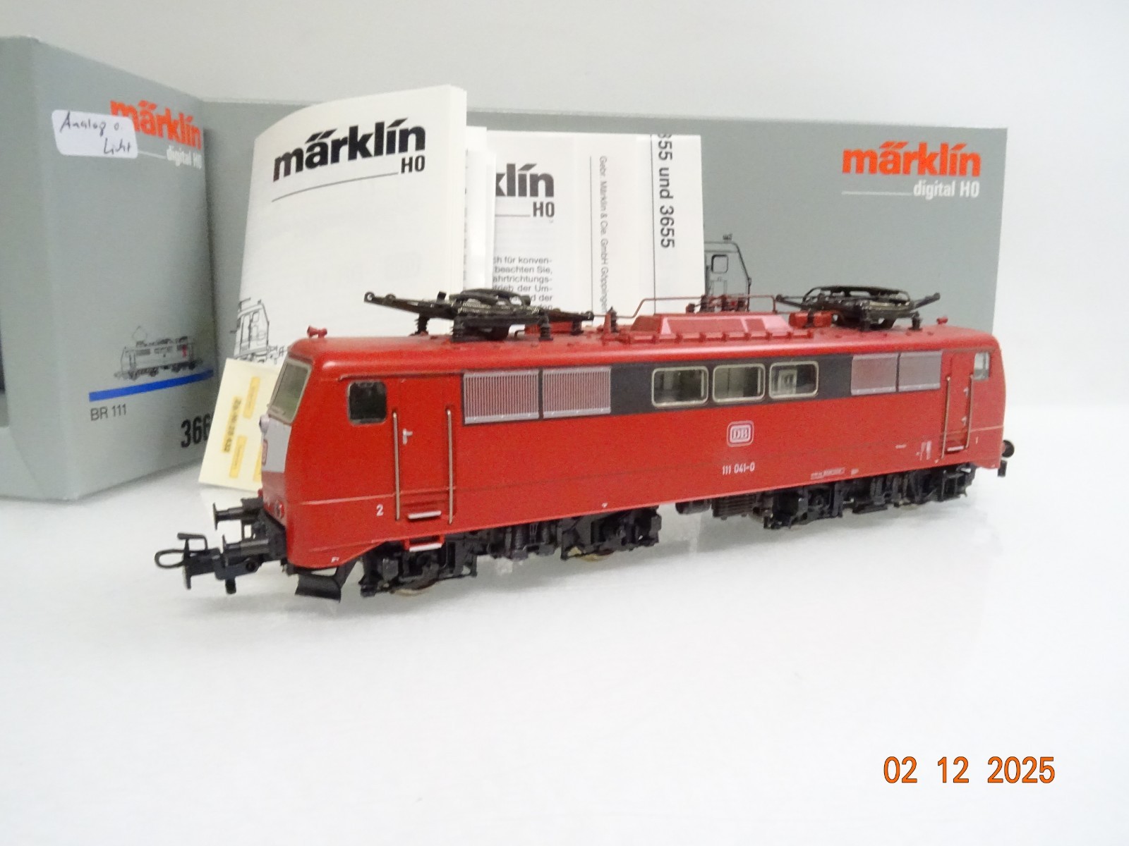 Märklin H0 3660 E-Lok BR 111 041-0 der DB in OVP JL4810
