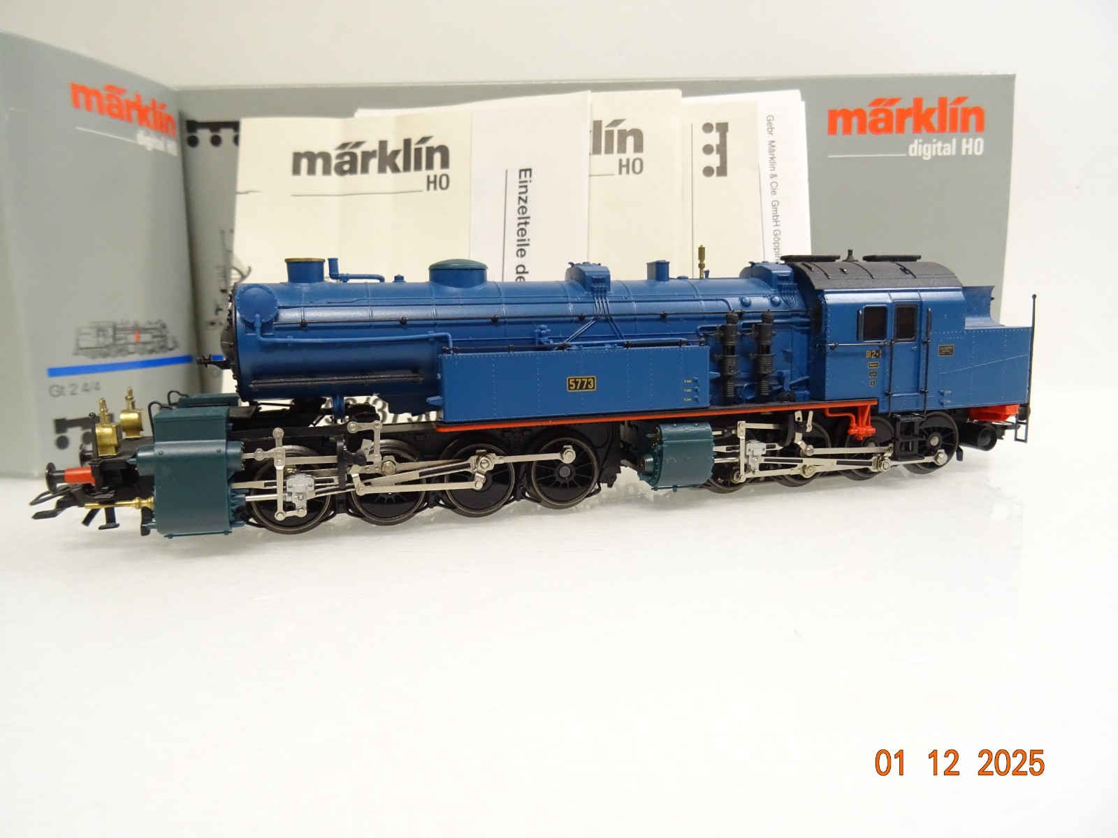 Märklin H0 3798 Dampflok Gt 2 4/4 5773 Mallet K.Bay.Sts.B. Digital in OVP JL4794