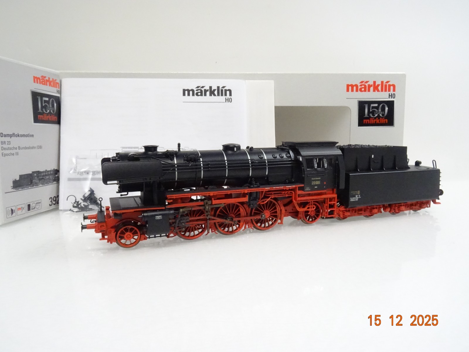 Märklin H0 39230 Dampflok BR 23 001 der DB Sound Mfx SoftDrive in OVP JL5091