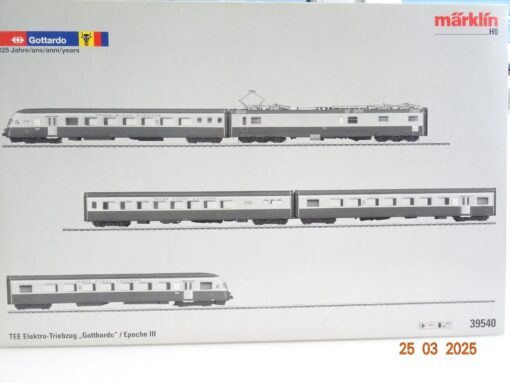 Märklin H0 39540 TEE Elektro-Triebzug Gotthardo Mfx Sound SoftDrive OVP LE9676 – Bild 5
