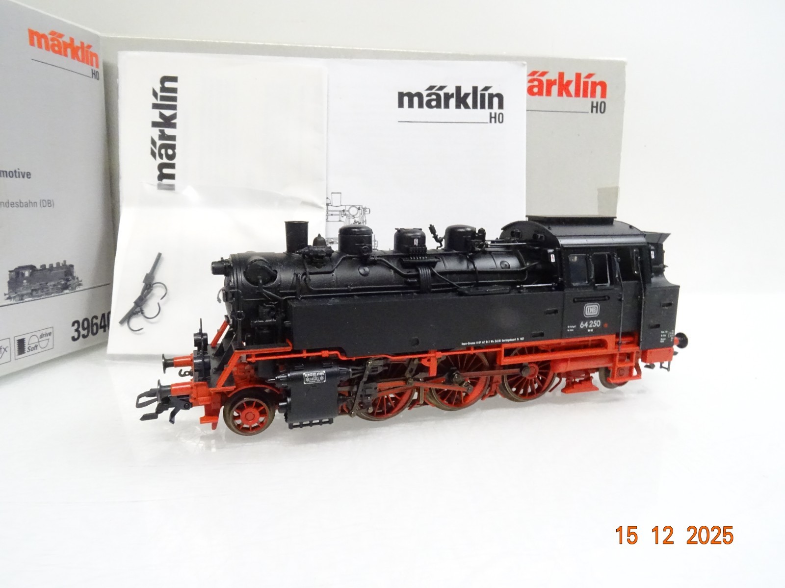 Märklin H0 39640 Dampflok BR 64 250 der DB Sound Mfx SoftDrive in OVP JL5115