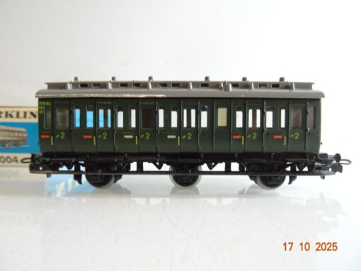 Märklin H0 4004 Abteilwagen 2.Kl. in OVP BH579 – Bild 3