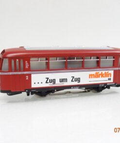 Märklin H0 4018 Beiwagen zum Schienenbus mit Werbeaufdruck Zug um Zug JL1256 o.