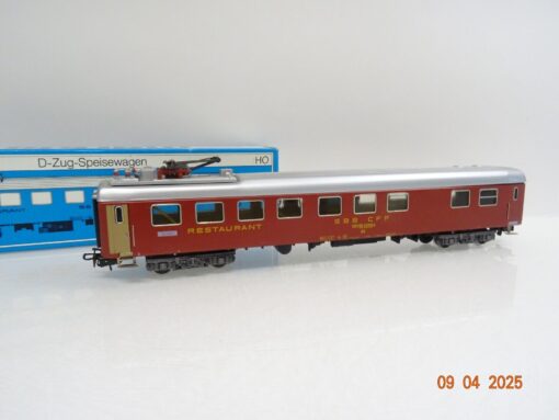 Märklin H0 4068 Schweiz Speisewagen der SBB mit Pantograph Top in OVP LE9985 – Bild 3