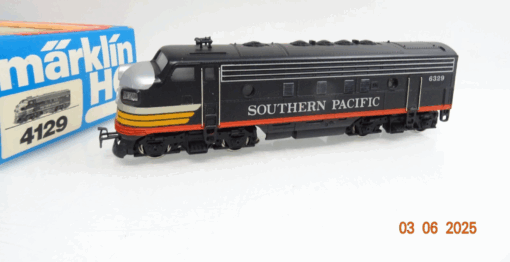 Märklin H0 4129 US Diesellok F7  Southern Pacific ohne Antrieb in OVP JL878