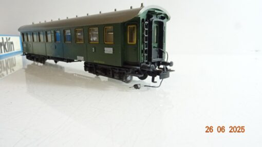 Märklin H0 4136 Personenwagen 3.Kl. der DRG mit Licht in OVP PR8752 – Bild 3