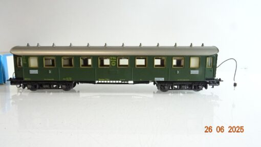 Märklin H0 4136 Personenwagen 3.Kl. der DRG mit Licht in OVP PR8752 – Bild 4