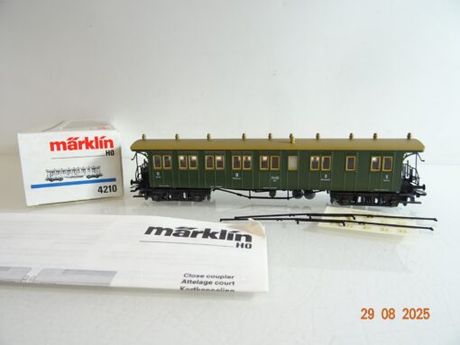 Märklin H0 4210 Personenwagen 2./3.Kl. Württemberg in OVP PR9977