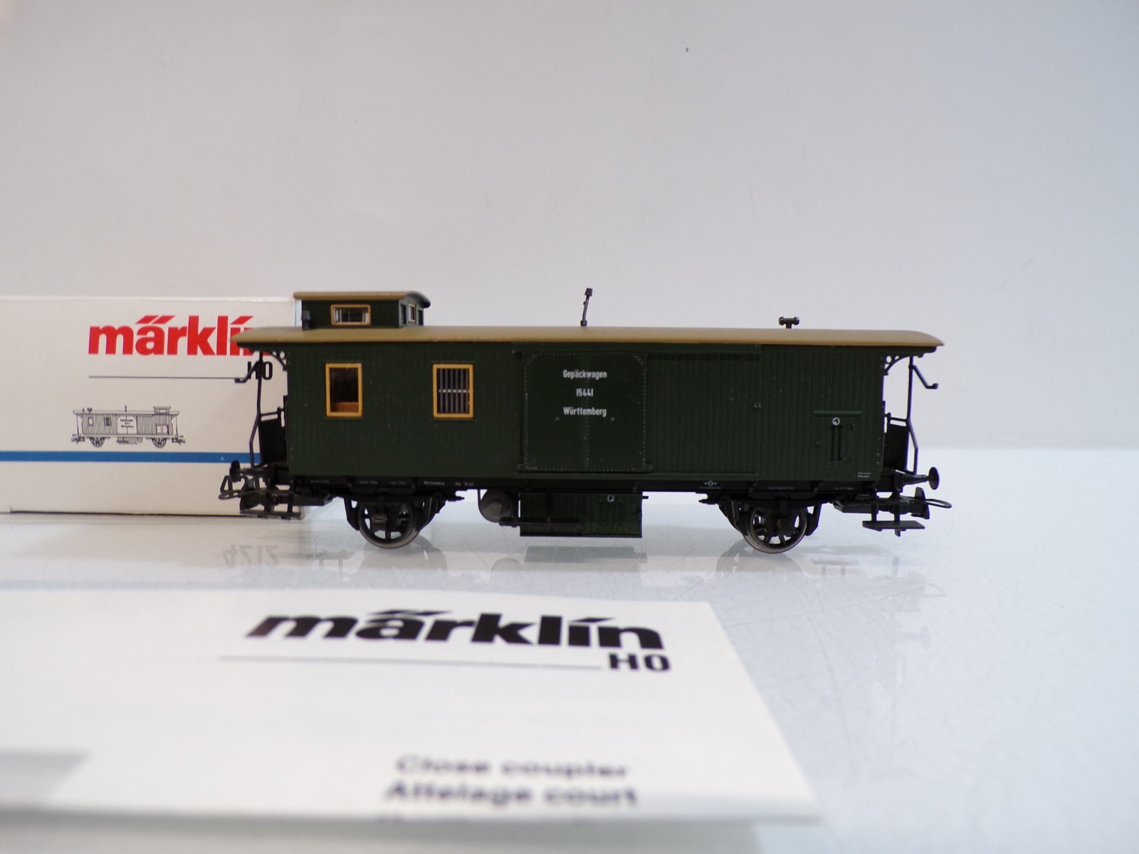 Märklin H0 4212 Gepäckwagen 15441 Württemberg in OVP BH1862 – Bild 3