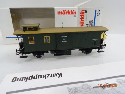 Märklin H0 4212 Länderbahn Gepäckwagen der K.W.St.E in OVP RR3047