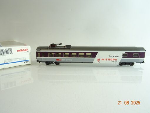 Märklin H0 42171 Speisewagen der Mitropa Suisse in OVP PR9663