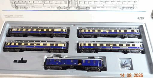 Märklin H0 4228 Wagen-Set Rheingold 5 tlg. der DRG in OVP PR9557