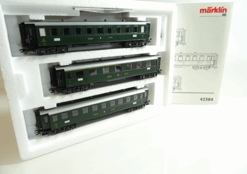 Märklin H0 42384 Oldtimer Wagen-Set der SBB in OVP TF429