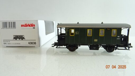 Märklin H0 43030 Postwagen der DB in OVP PR6982
