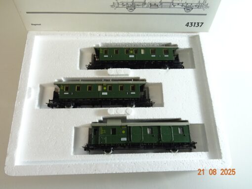Märklin H0 43137 Wagen-Set Donnerbüchse 3 tlg. der DRG in OVP PR9669