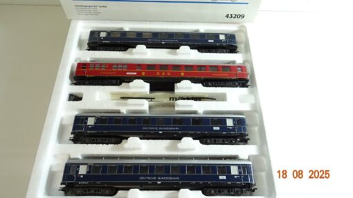 Märklin H0 43209 Schnellzug-Set Loreley 4 tlg. der DB in OVP PR9590