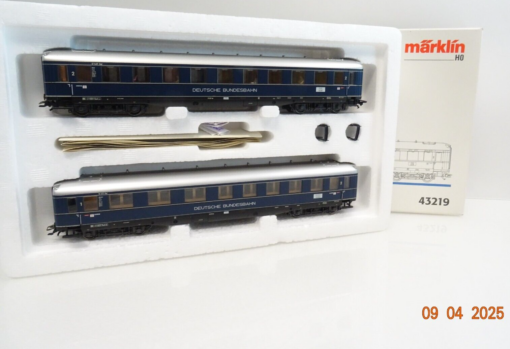Märklin H0 43219 Schnellzugwagen-Set 2tlg. Loreley der DB in OVP LE9941