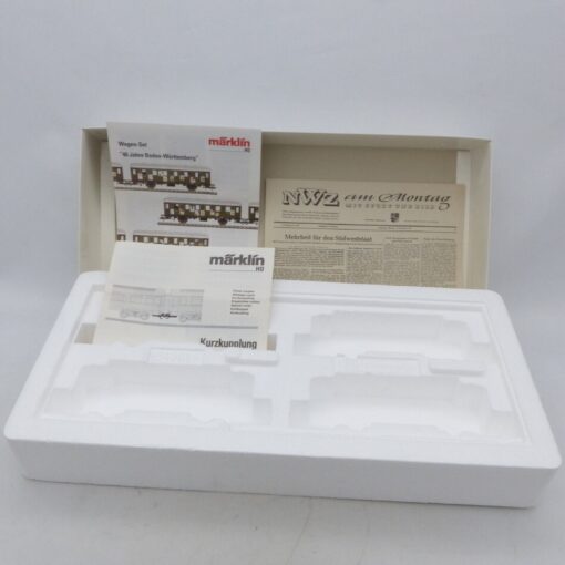 Märklin H0 4392 Original-Verpackung mit Bedienungsanleitung EX5449 – Bild 3
