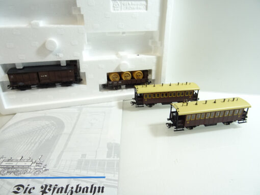 Märklin H0 43981 Nebenbahn-Zug 4tlg. der Pfalz Bahn in OVP AR6916 – Bild 3