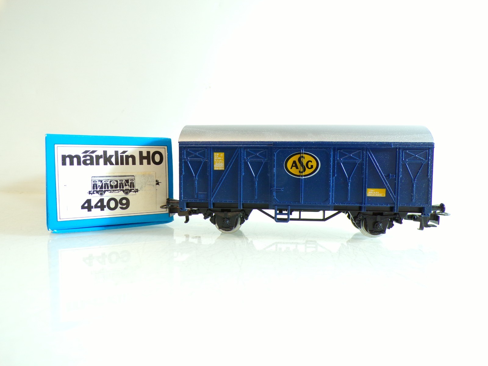 Märklin H0 4409 gedeckter Güterwagen ASG in OVP BH1434