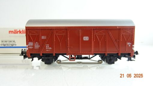 Märklin H0 4411 gedeckter Güterwagen mit Schlußlaterne der DB in OVP PR7910 – Bild 3
