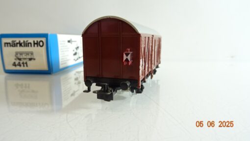 Märklin H0 4411 gedeckter Güterwagen mit Schlußlaterne der DB in OVP PR8258 – Bild 3