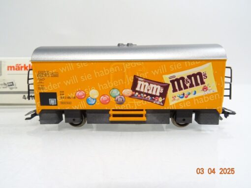 Märklin H0 44187 DC Kühlwagen m&m´s Schienenreiniger der DB in OVP PR6842 – Bild 3