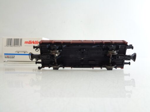 Märklin H0 4423 Niederbordwagen der DB in OVP BH538 – Bild 4