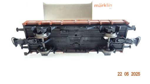 Märklin H0 4424 Niederbordwagen mit Planierraupe der DB in OVP PR7969 – Bild 4