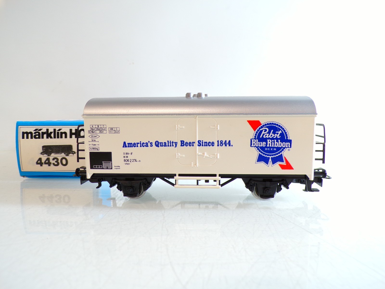 Märklin H0 4430 Kühlwagen America`s Quality Beer Since 1844 der DB in OVP BH1436 – Bild 3