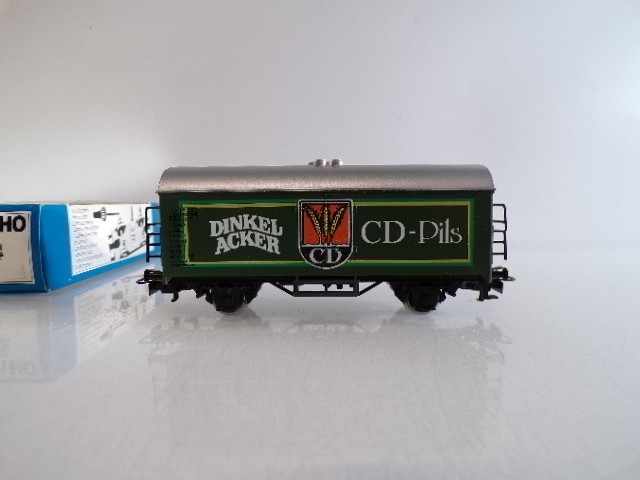 Märklin H0 4436 Kühlwagen Dinkel Acker CD-Pils der DB in OVP BH1550 – Bild 3