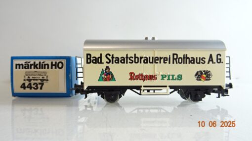Märklin H0 4437 Kühlwagen Staatsbrauerei Rothaus A.G. in OVP PR8288