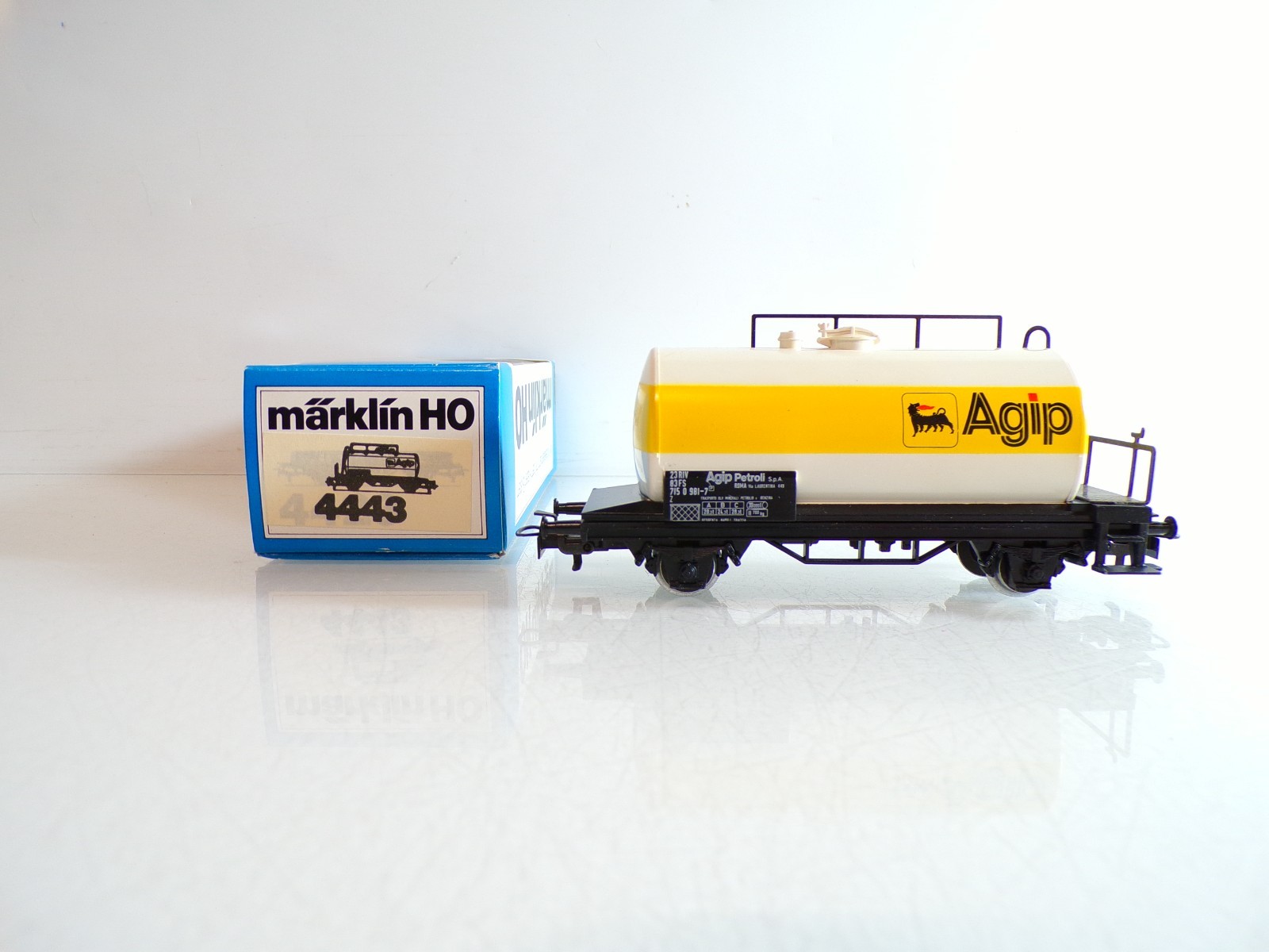Märklin H0 4443 Kesselwagen Agip der FS in OVP BH1466