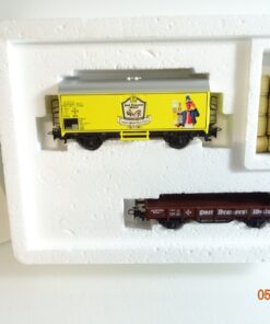 Märklin H0 44562.002 Kühlwagen u. Niederbordwagen Postbrauerei  in OVP PR4540