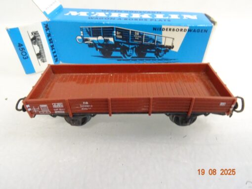 Märklin H0 4503 Niederbordwagen der DB in OVP RR3132 – Bild 3