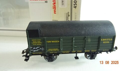 Märklin H0 45094 Torf-Munitions-Wagen der K.Bay.STS.B. in OVP RR2797