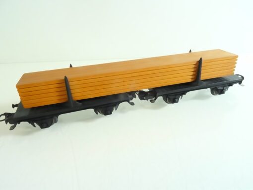 Märklin H0 4512 Set Drehschemel-Langholzwagen mit Ladung RR2338 o. – Bild 3
