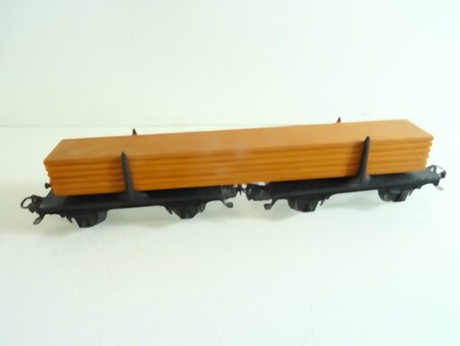 Märklin H0 4512 Set Drehschemel-Langholzwagen mit Ladung RR2338 o.