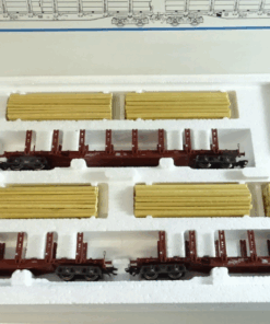 Märklin H0 4516 Wagen-Set Holztransport 3 tlg. der DB  in OVP PR9566