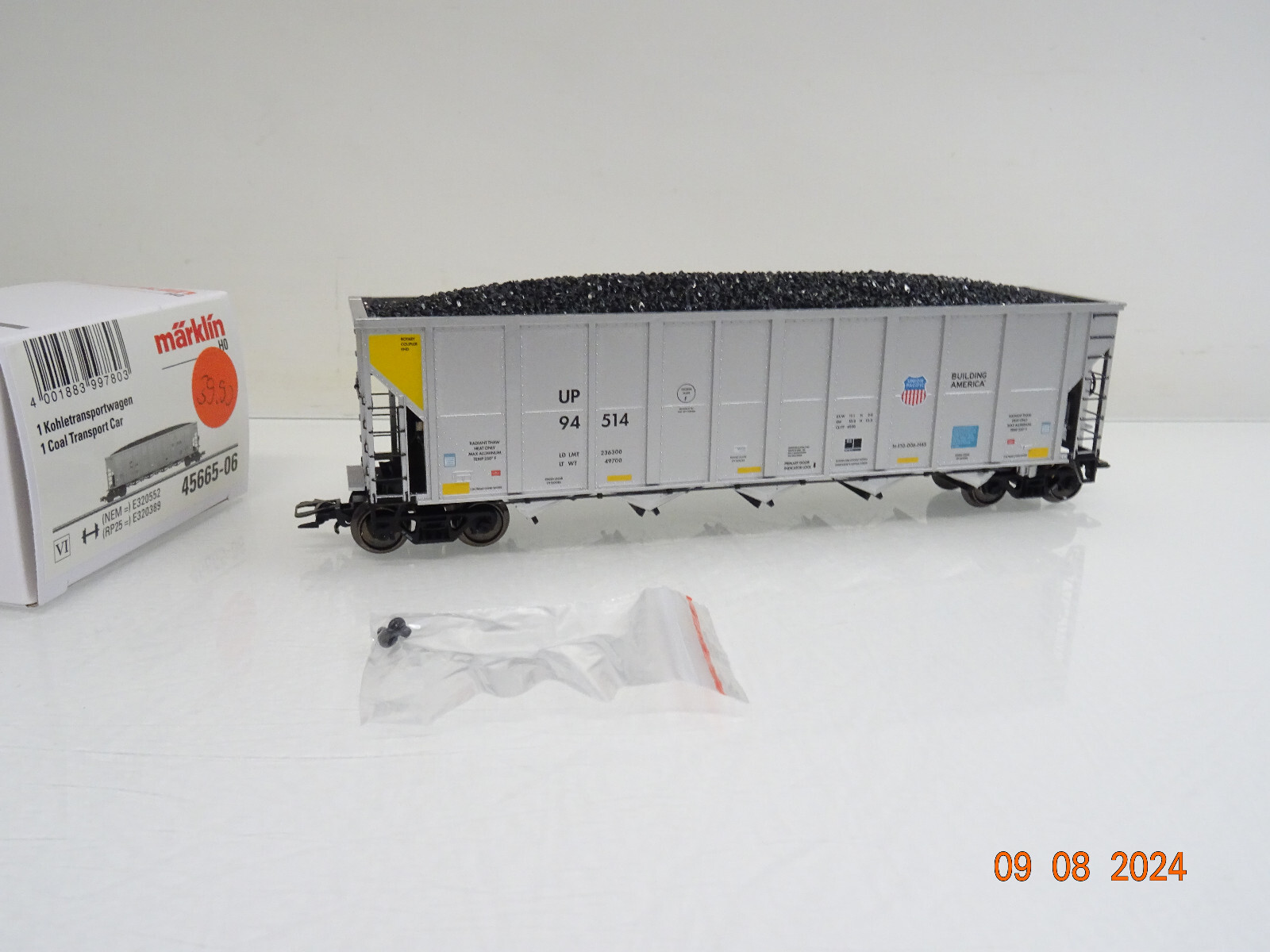 Märklin H0 45665-06 US Kohletransportwagen Union Pacific neuwertig in OVP LE4969